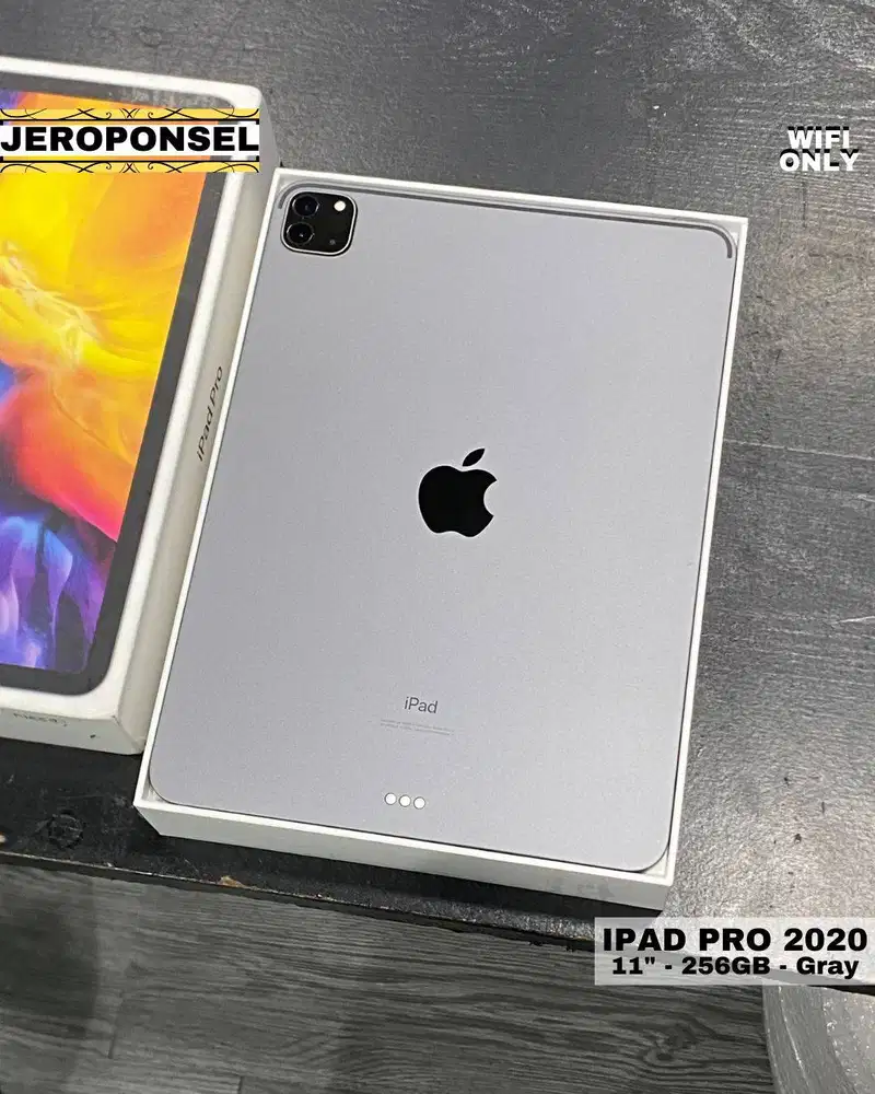 IPAD PRO 2020 256GB GRAY WIFI ONLY LIKE A NEW ORIGINAL GARANSI