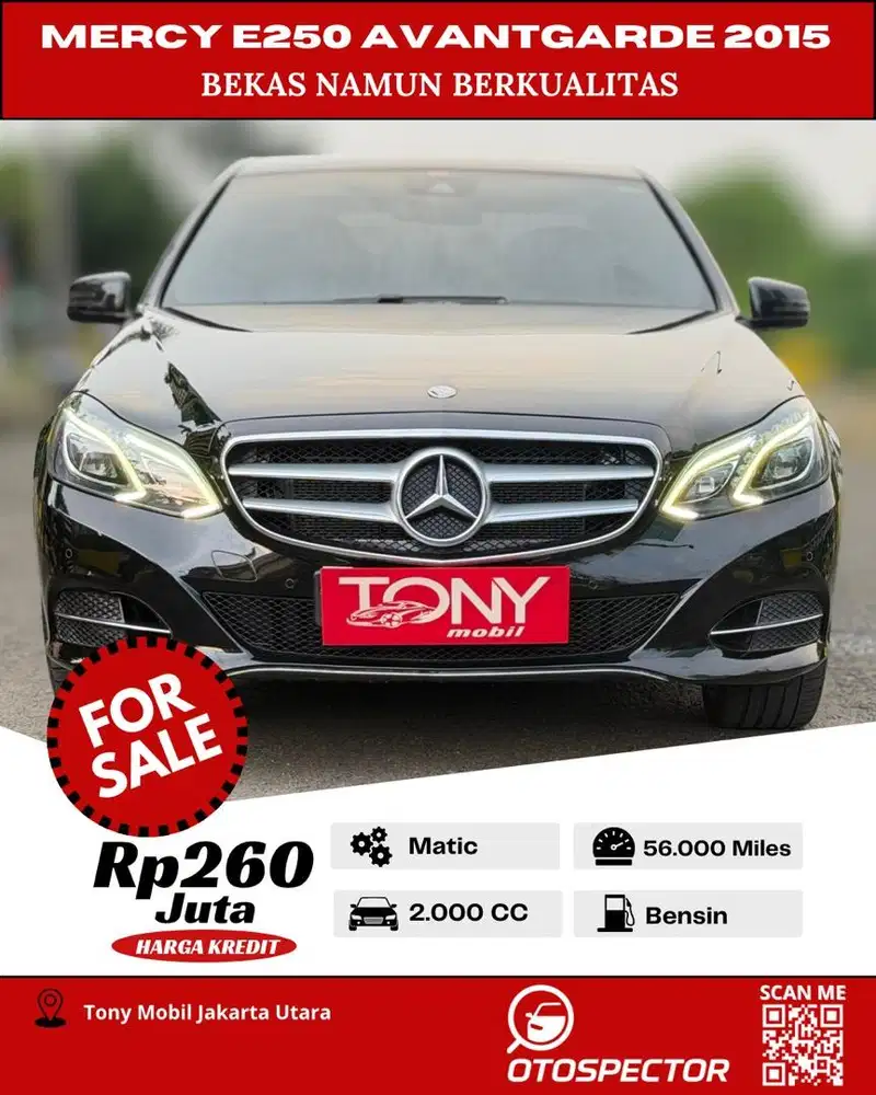 Mercedes Benz E250 Avantgarde 2015 Hitam