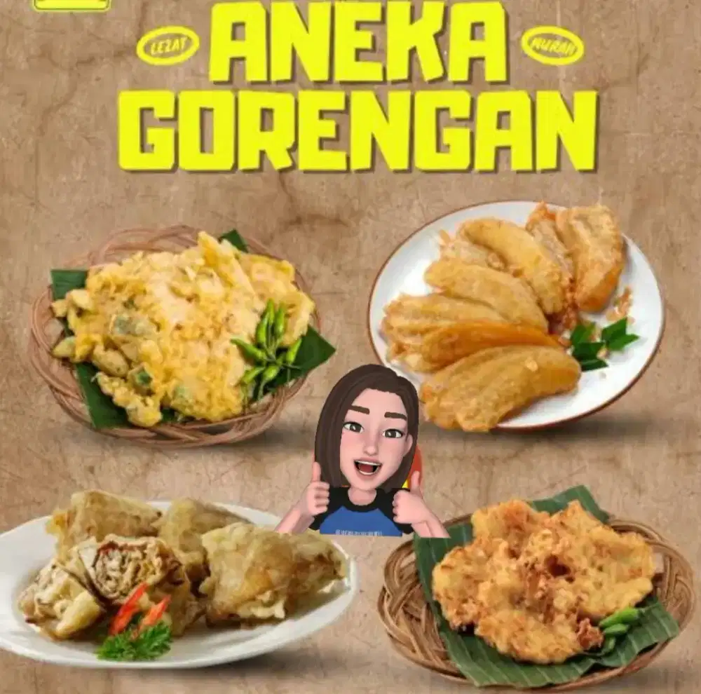 Aneka gorengan dapur mamakafeel