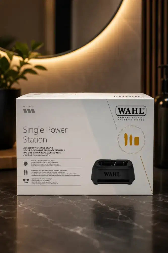 WAHL Single Power Station Dock Charging Clipper, Trimmer & Shaver