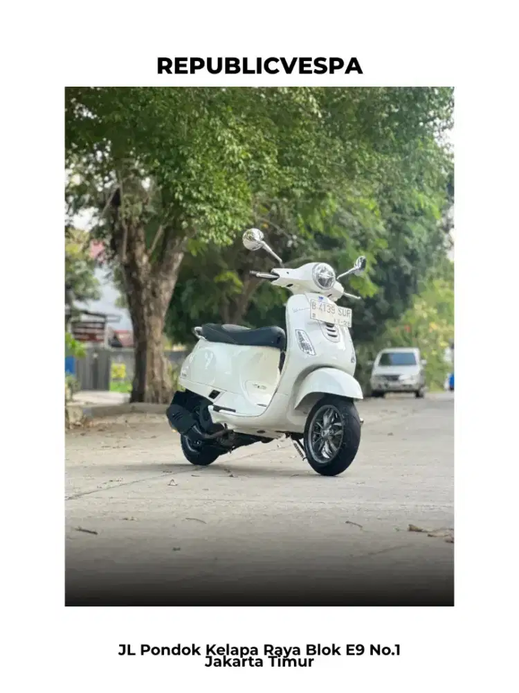 DIJUAL PIAGGO VESPA LX 125 IGET FACELIFT TAHUN 2023 PERFECT CONDITION