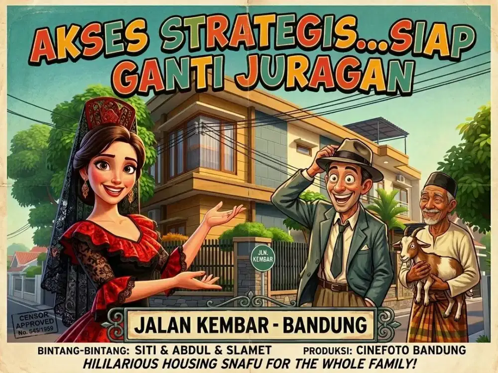 JUAL RUMAH DI JL. KEMBAR, BKR, REGOL, BANDUNG KOTA.