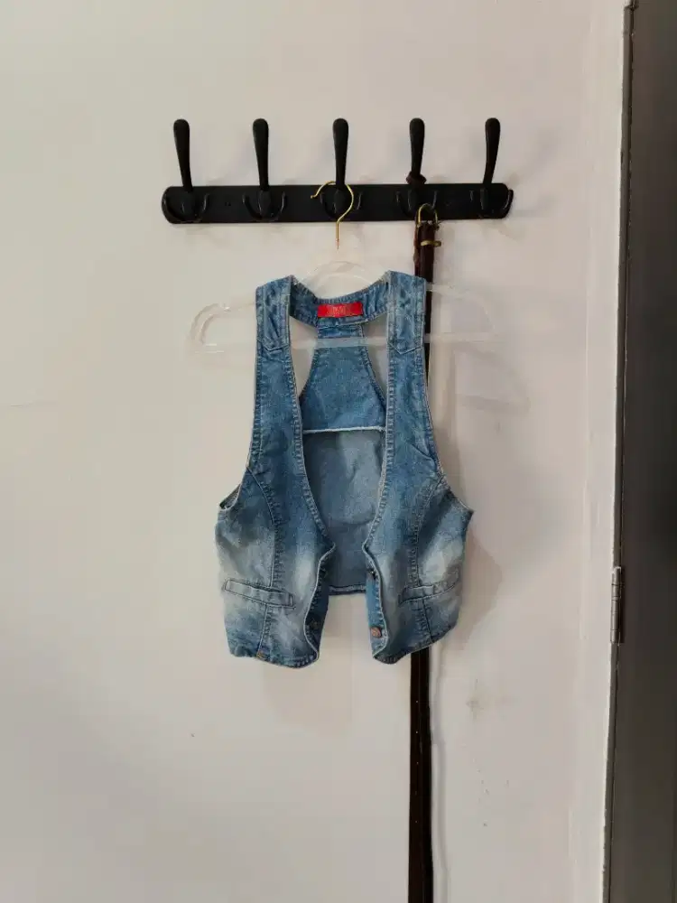 Vest Bolero Rompi Jeans Wanita