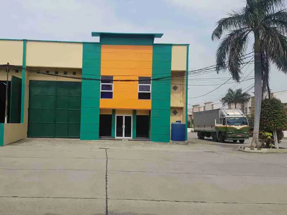 DISEWA GUDANG MURAH MINIMAL 2 TAHUN ADA OFFICE AKSES 40 DI BENDA TANGERANG