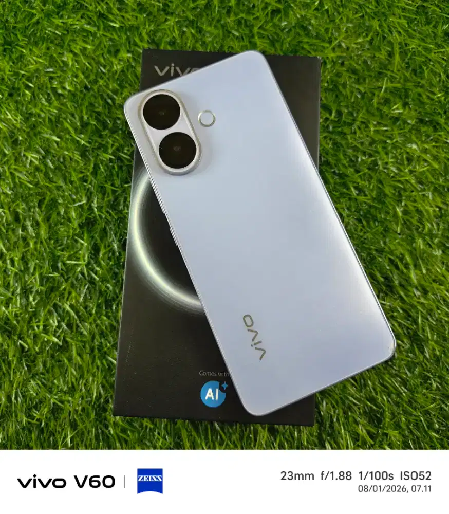 Vivo V60 lite 5G ram 12/512GB lengkap normal