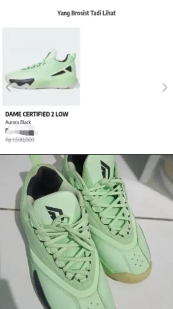 Sepatu Adidas original second