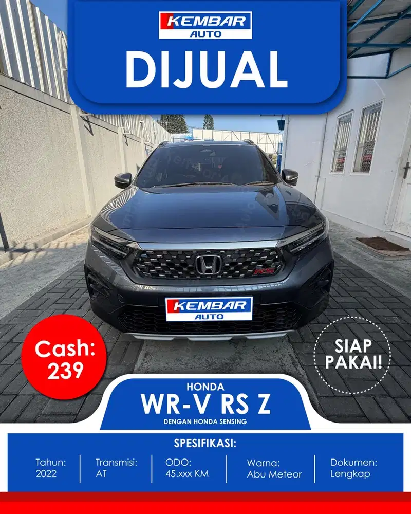 Honda WR-V 2022 Bensin