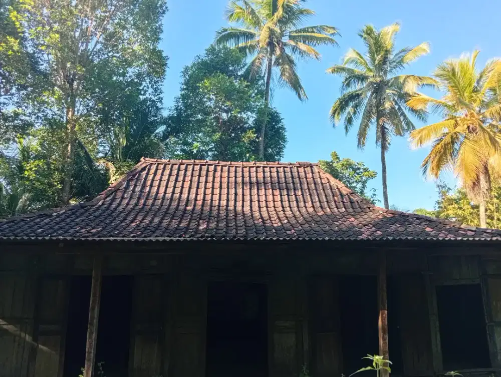 Jual rumah limasan kuno gebyok keliling