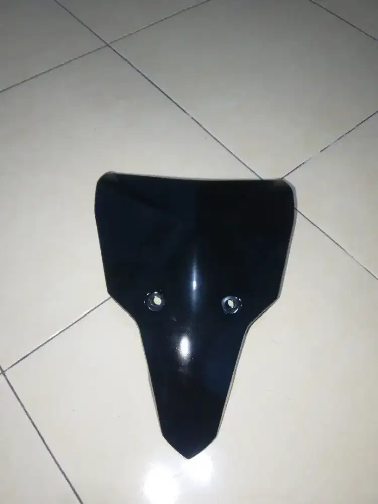 cover front top tameng panel kecil vario 125 fi KZR techno hitam