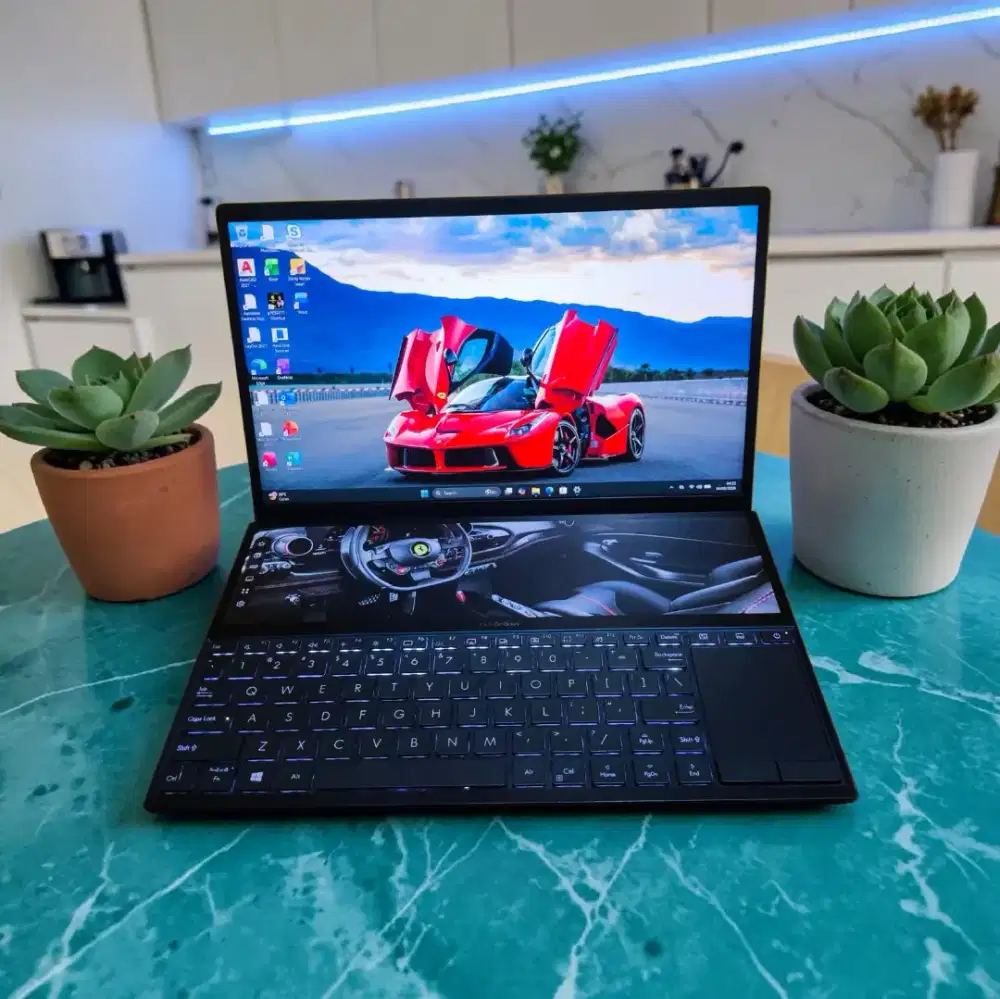 ASUS ZENBOOK DUO LIKE NEW [RAM 16GB SSD 1TB DUAL VGA + DUAL SCREEN]