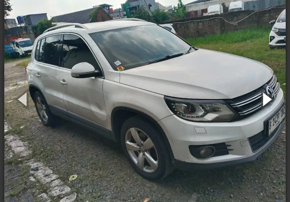 Volkswagen Tiguan 2015 TSI 1.4 Turbo AT White Solid Start Stop Buttom
