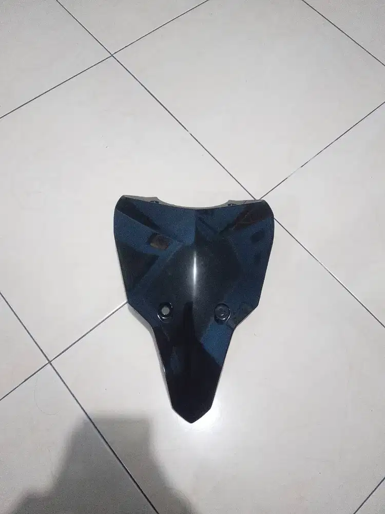 cover front top tameng panel kecil vario 125 fi KZR techno hitam