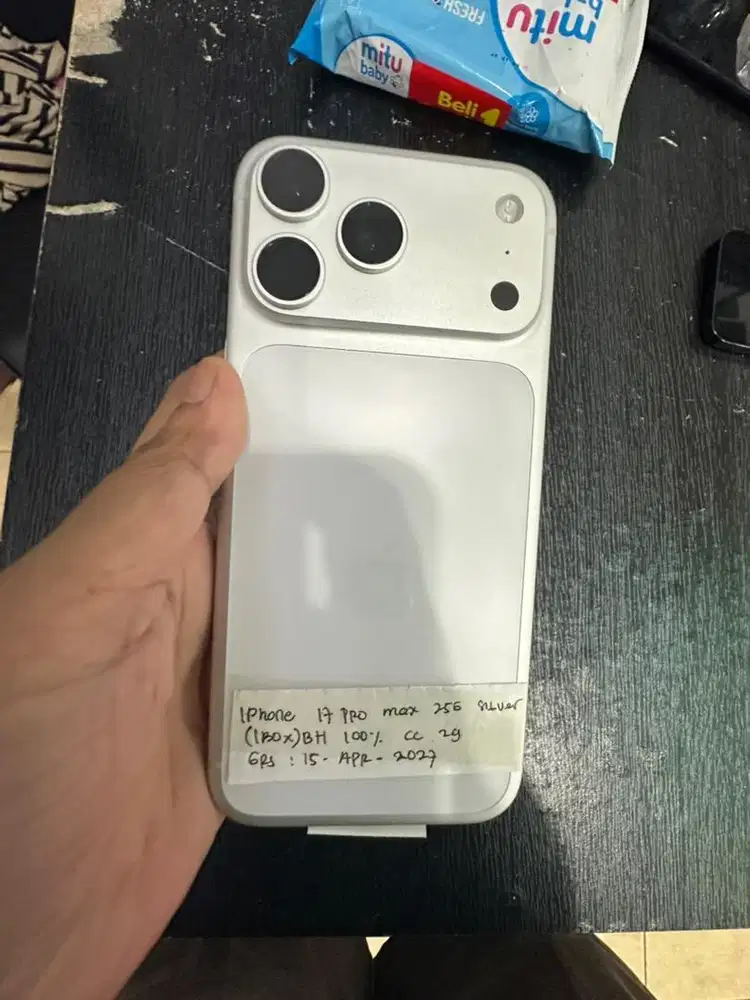 IPHONE 17 PROMAX 256 GB GRS RESMI PANJANG BH 100 SIKLUS 29