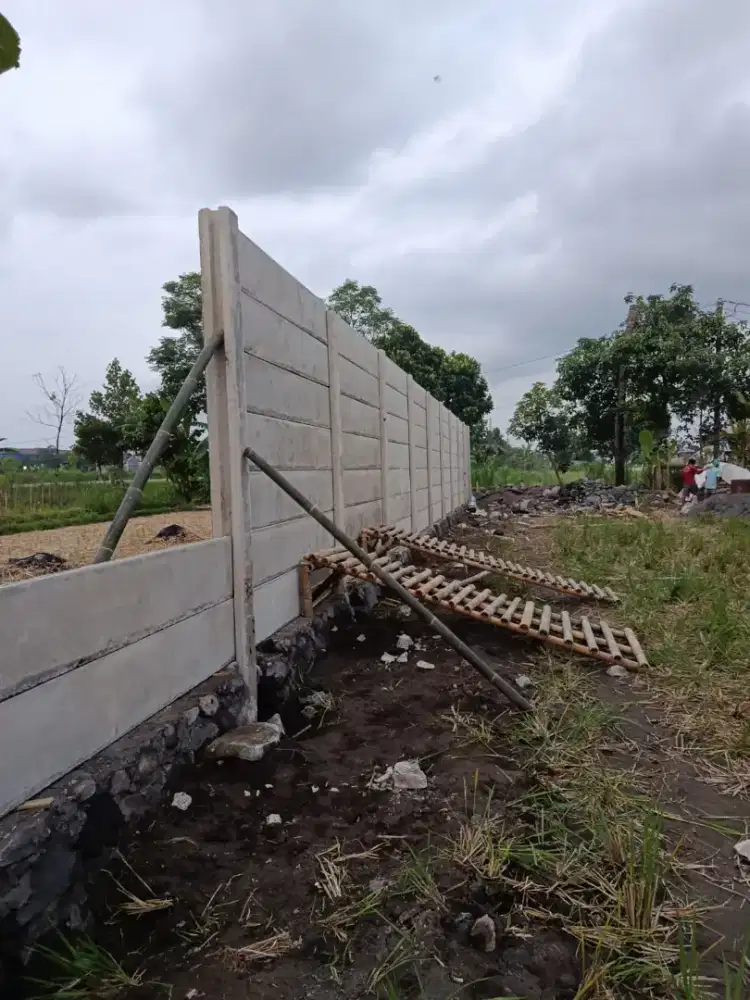 pagar beton pagar panel