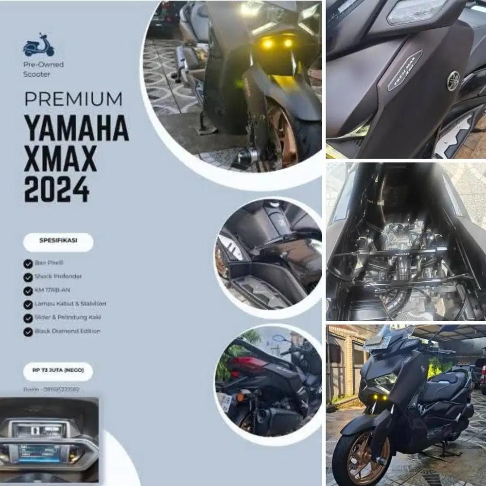 Dijual Xmax type Techmax (type tertinggi)