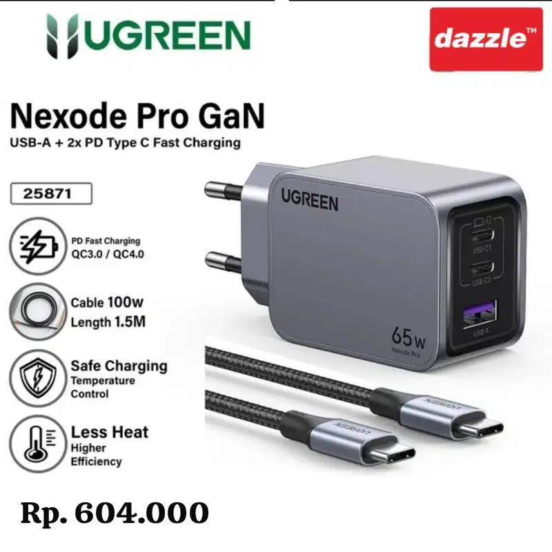 UGREEN 65W NEXODE PRO GAN