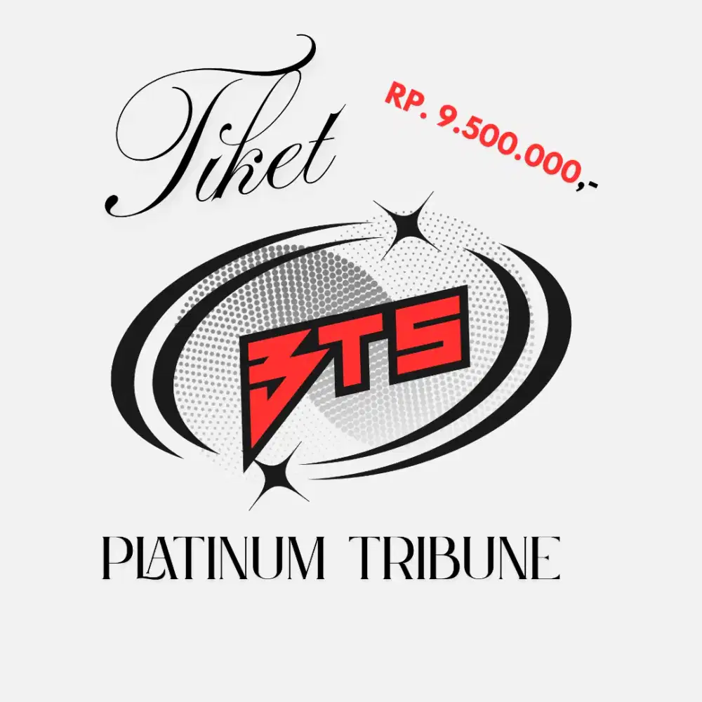 Tiket konser BTS Platinum Tribune