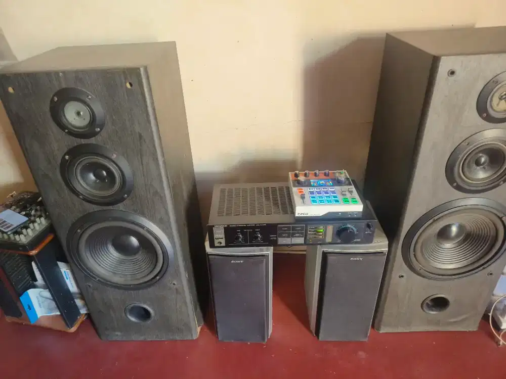 Speaker pasif advante 10 inch build up jepang