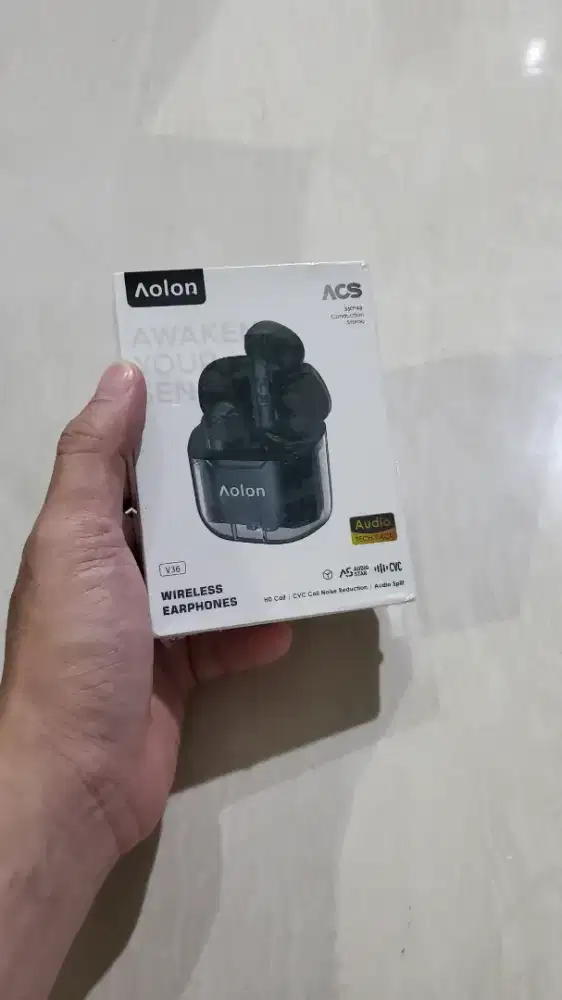 TWS transparan Aolon V36