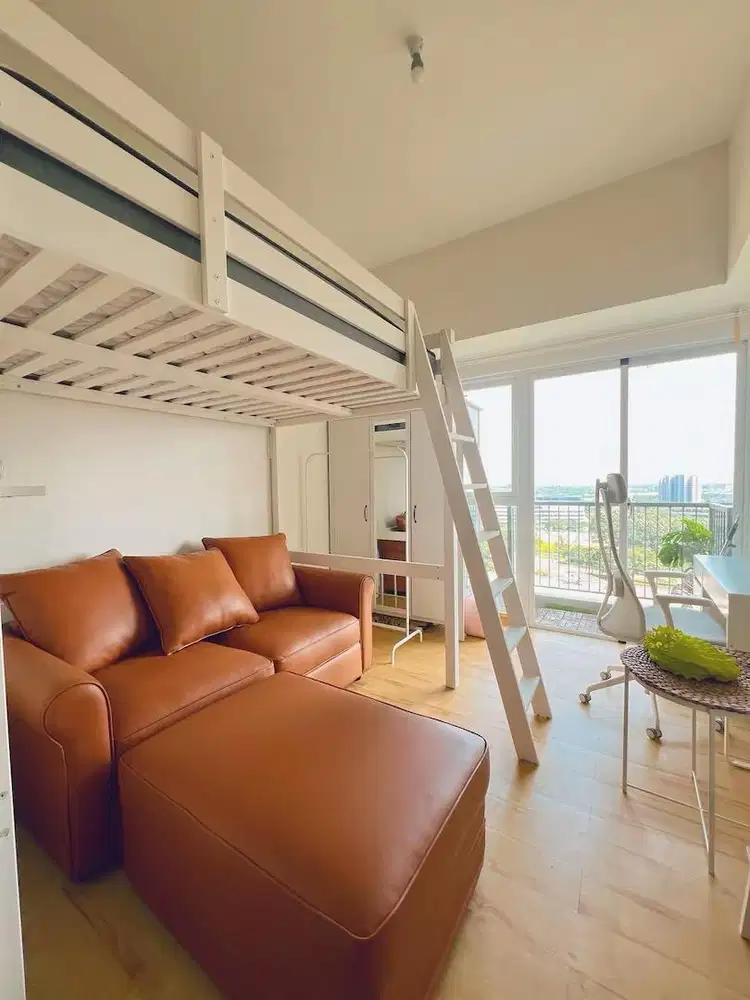 Full Furnished - Loft Style Studio Apartment Casa de Parco BSD