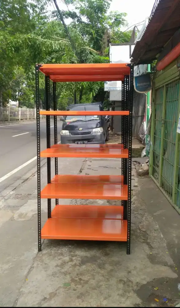 Rak besi bahan ful besi anti rayap kuat tahan lama