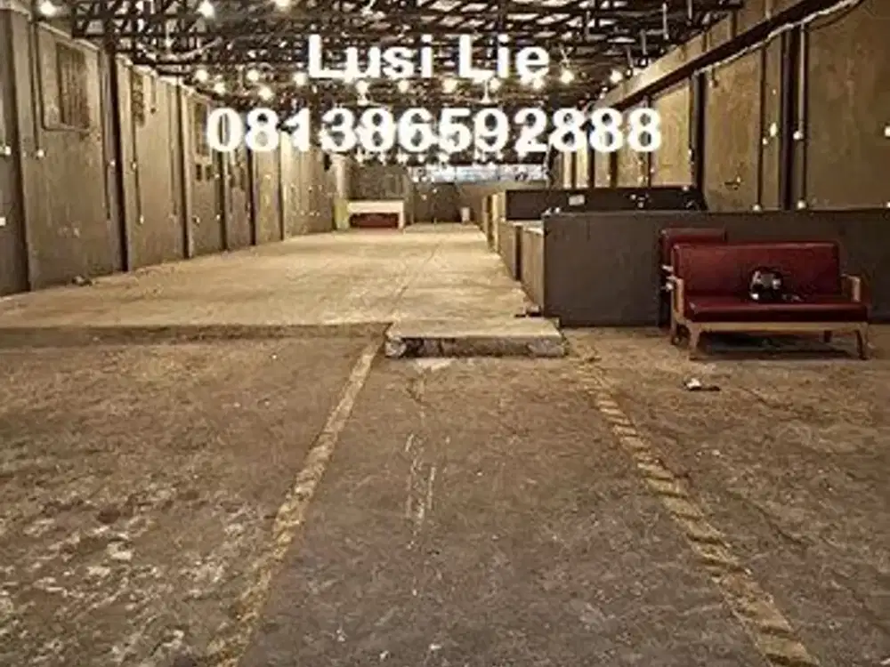 Gudang Teluk Gong luas 600m2, akses kontainer