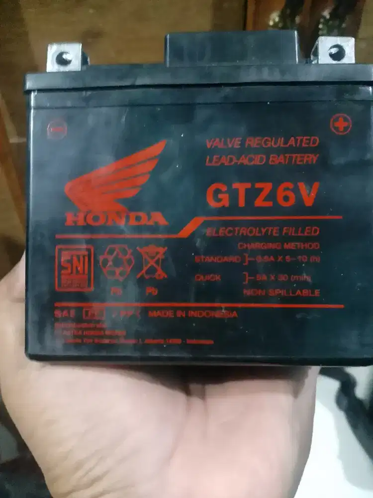 Aki motor PCX merk Honda GTZ6V