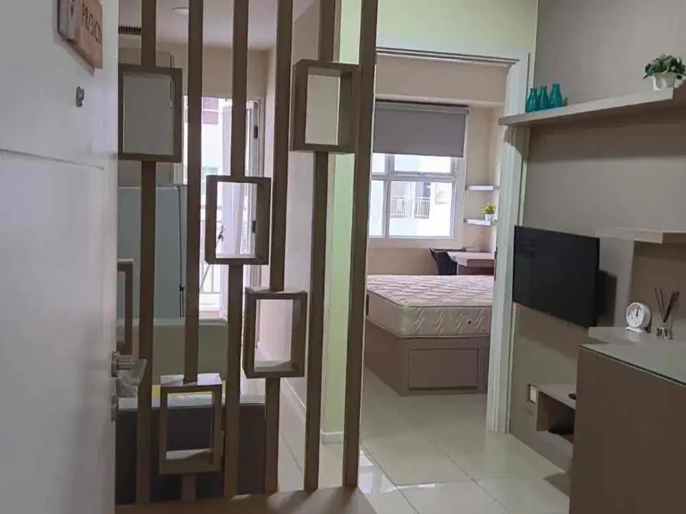 SEWA MURAH 1 BR Lantai 03 Full Furnish Siap Huni Pool View Apartmen parahyangan Residence