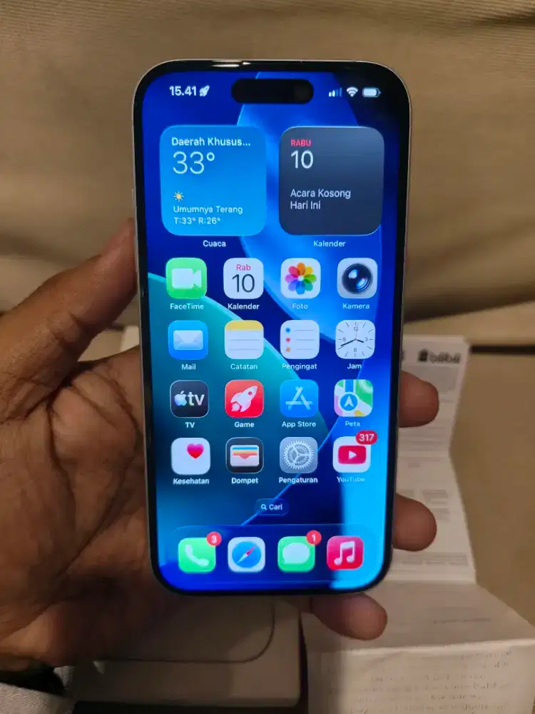 iphone 16 128 gb, garansi on