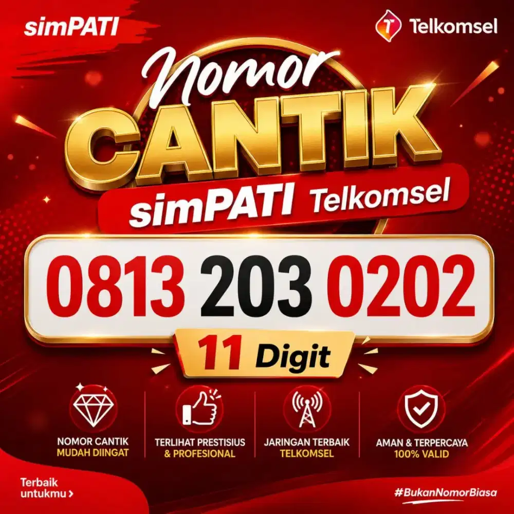 Nomor cantik telkomsel simpati 11 digit