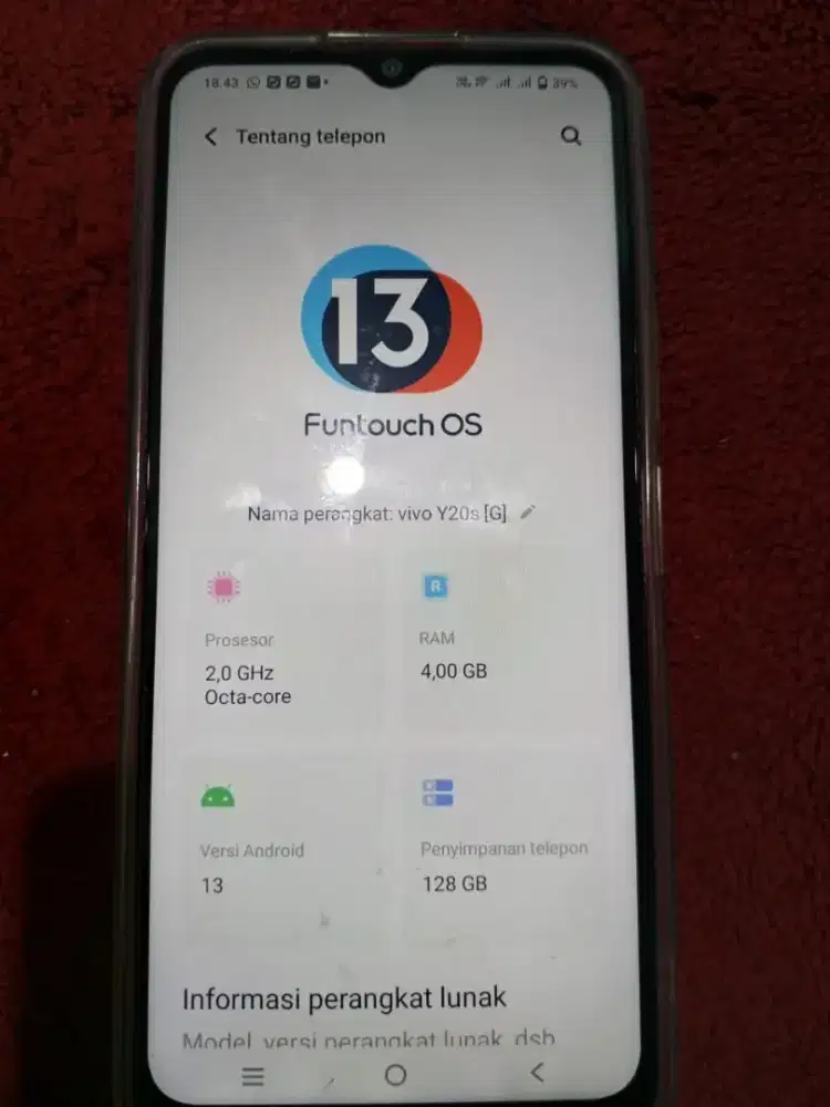 HP vivo y20s siap pkai smua aman