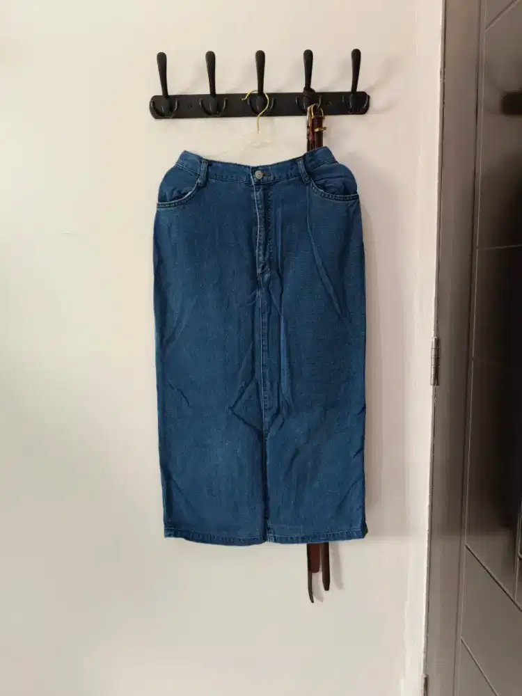 Rok Skirt Jeans Wanita