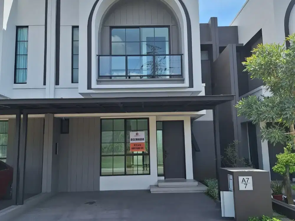 Disewakan Rumah Baru di Cluster Welton. Dekat dengan tol Legok dan stasiun Jatake.