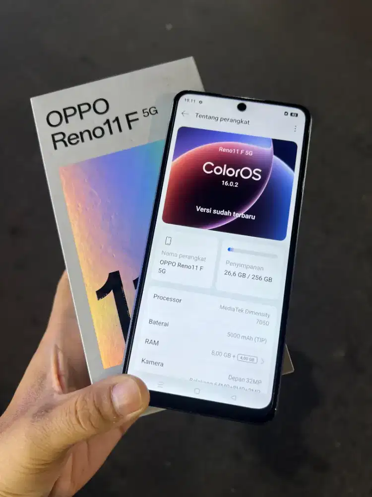 JUAL BU OPPO RENO 11F 5G RAM 8/256GB FULL
KONDISI SIAP PAKAI