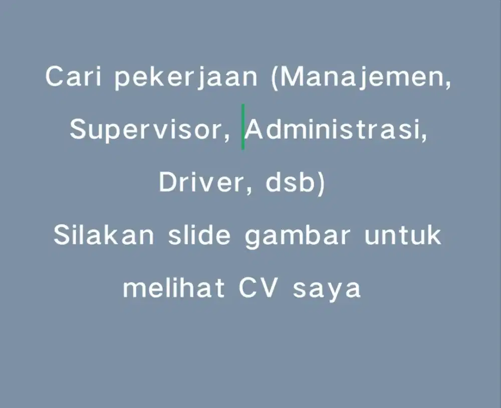 Cari pekerjaan (lihat gambar)