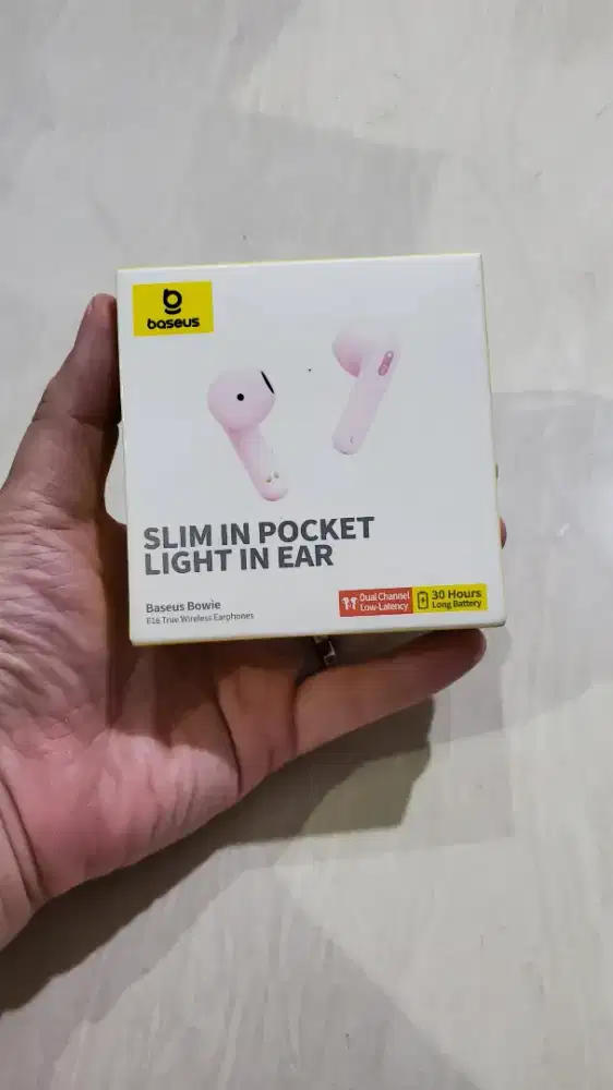 TWS Baseus Bowie E16 pink