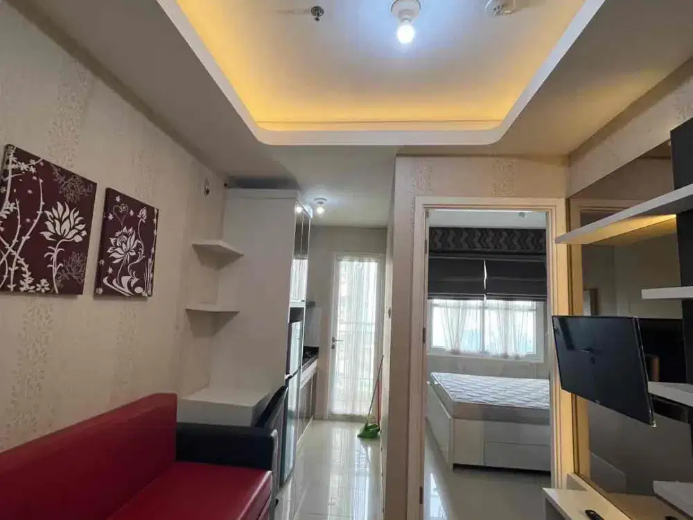 DISEWAKAN 1 BR Full Furnish Siap Huni Lantai 17 Mountain View Apartmen Parahyangan Residence Bandung