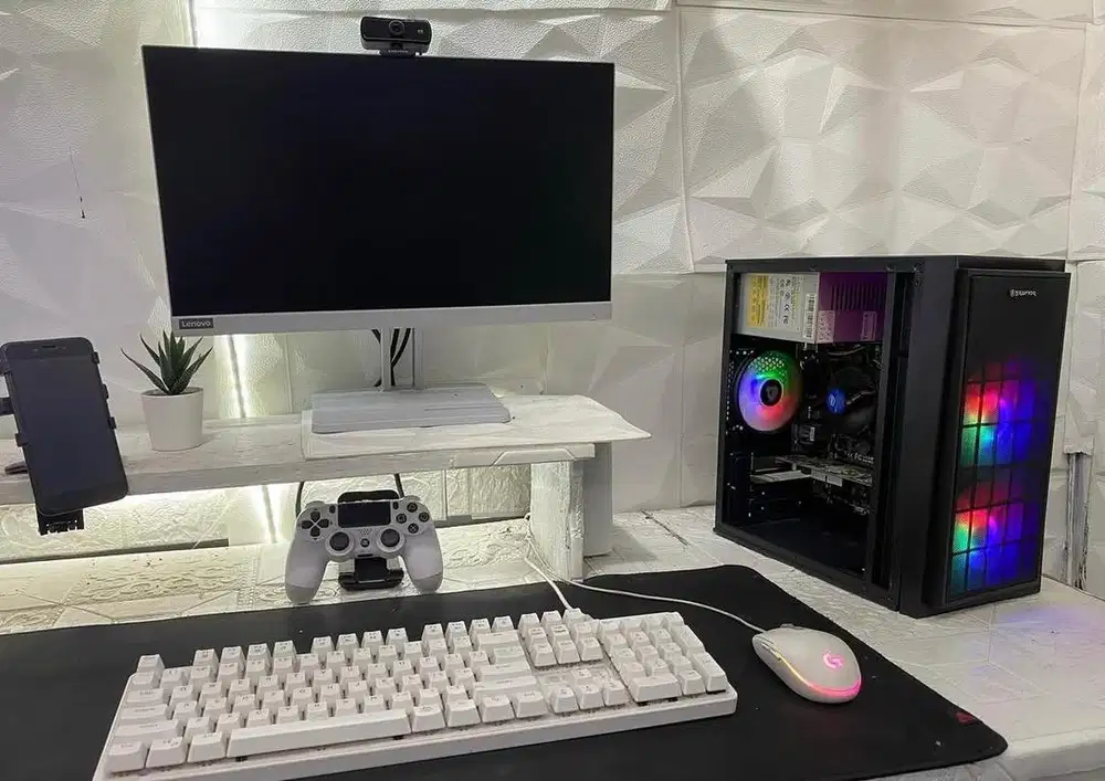 Harga 1 jt pas PC Amd A6 7480 Ram 4Gb Ssd 128Gb FM2 Psu 400W Ada Wifi