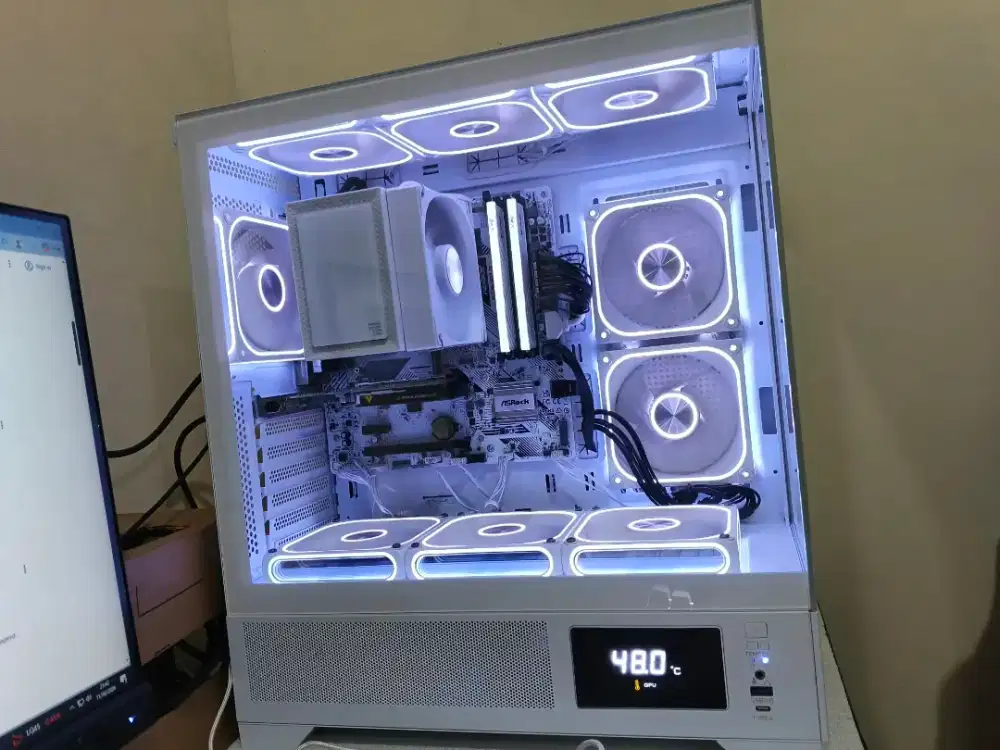 PC GAMING FULL WHITE Tanpa VGA