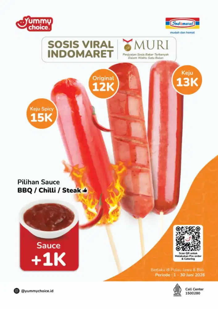 Sosis keju indomaret