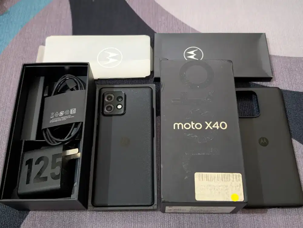 Notorola moto x40 5g beacukai fullset