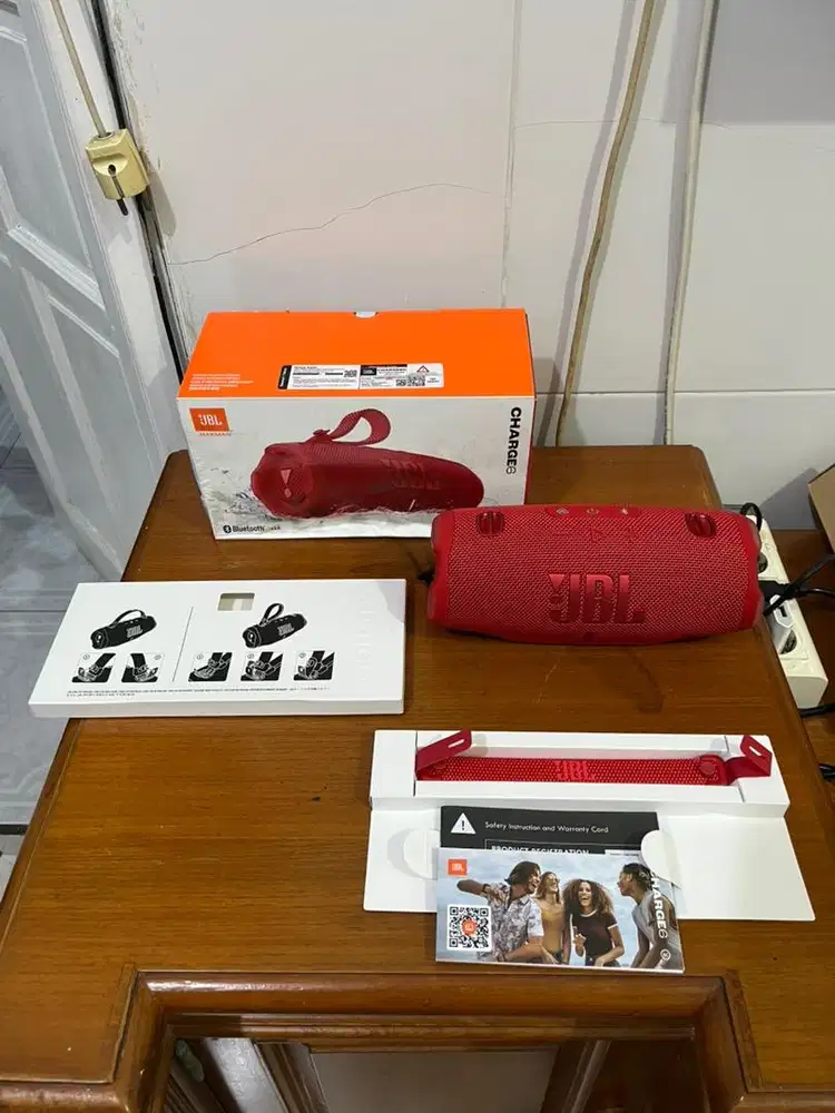 JBL Charge 6 Original Fullset New