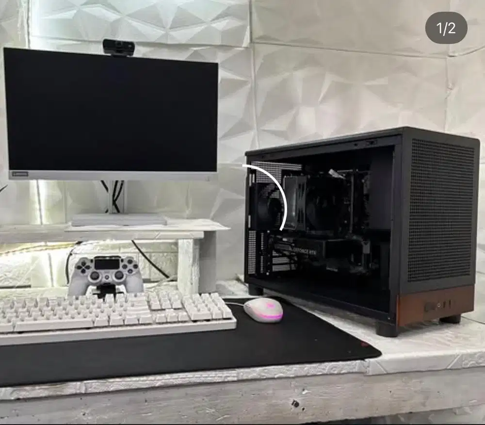 PC Mini Ryzen 5 7500 Deepcool CH160 Plus Ram 16Gb Ddr5 Rtx 5060 8GB