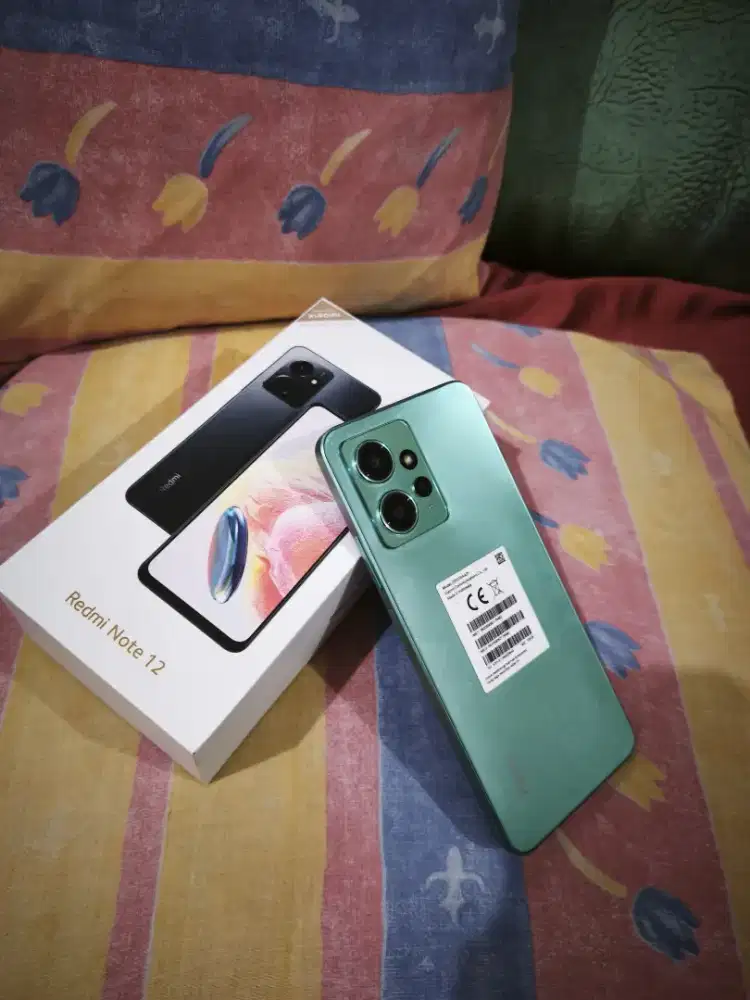 Redmi note 12 4g 6/128 fullset no minus