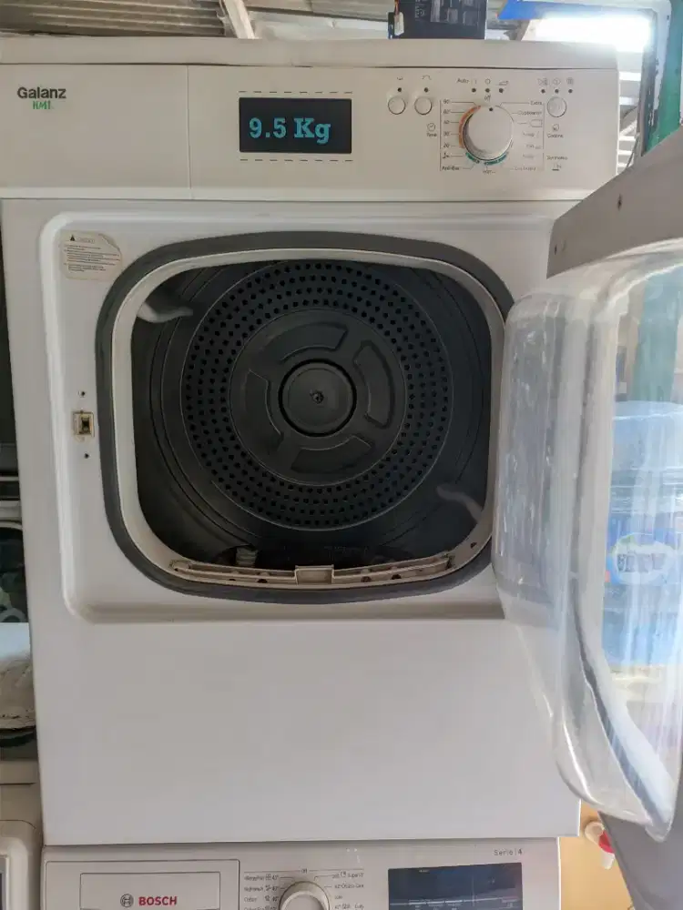 Mesin pengering pakaian 9.5kg galanz sudah gas