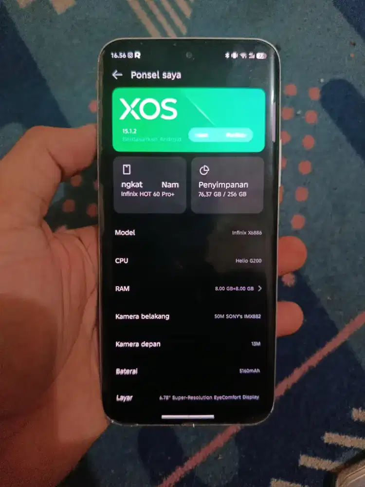 Infinix hot 60 pro plus 8/256 fullset