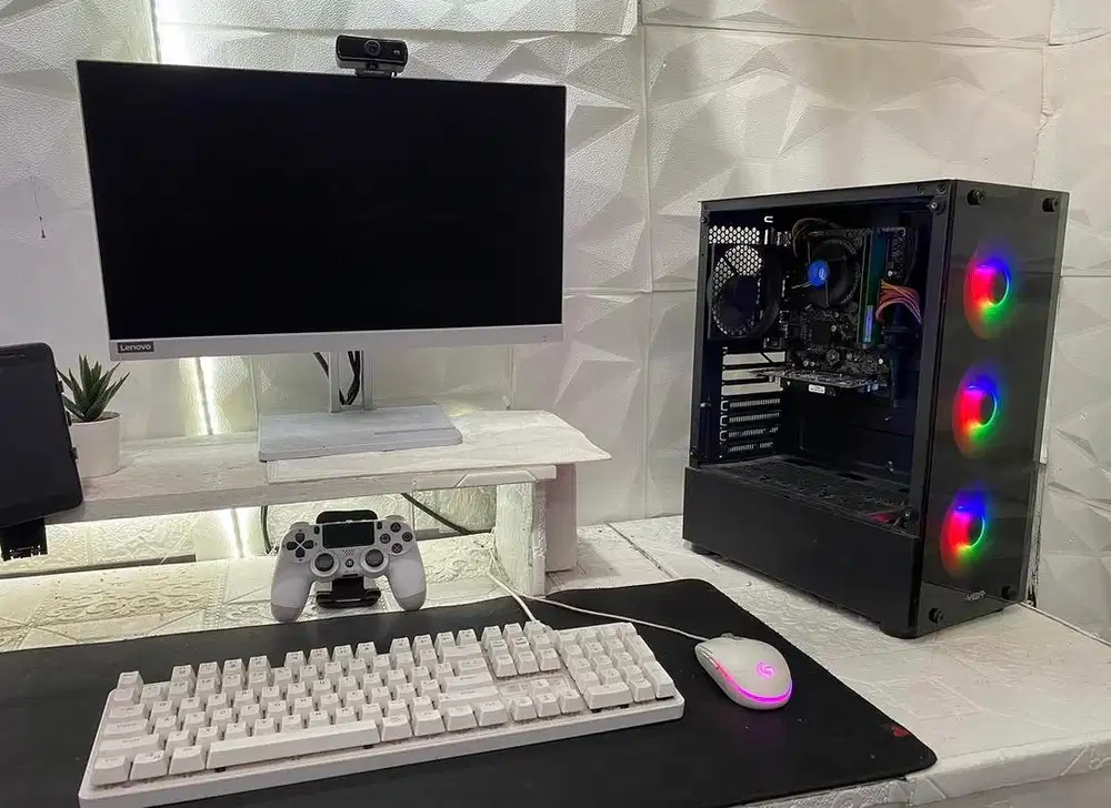 PC intel i3 4130 haswell vga r7 250 2gb ddr5 ram 8gb ssd 128gb
