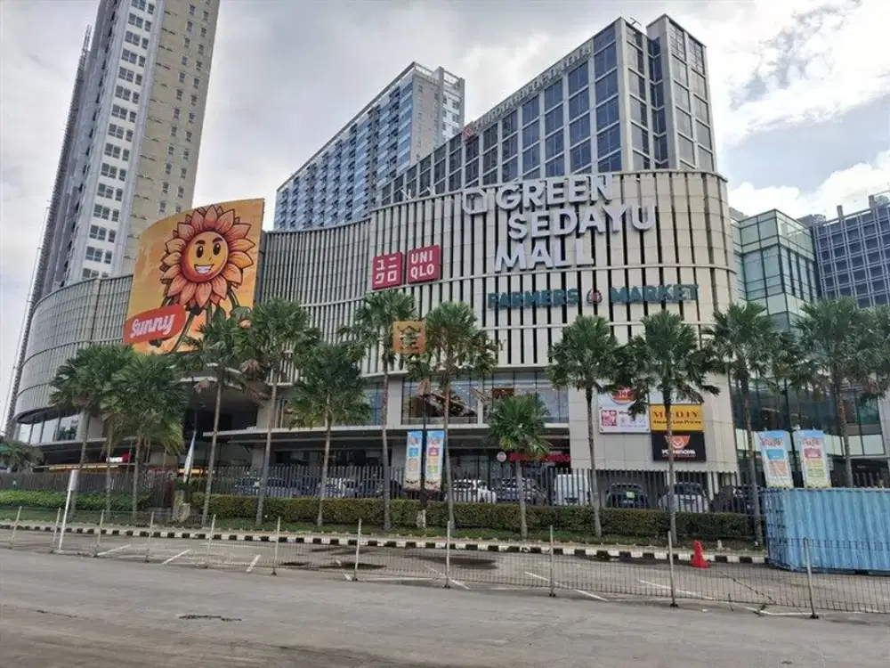 Selangkah ke Green Sedayu Mall Jual Studio Unfurnished di Green Sedayu Apartment Akses ke Tol, Bandara Soekarno-Hatta, Dekat ke Pantai Indah Kapuk