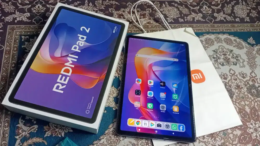 Di jual cepat Tablet Xiaomi pad2 model wifi only ram 4/128 violet ori