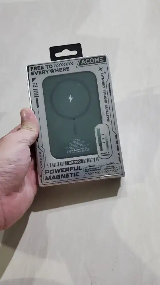 Powerbank Wireless Magsafe 5000mah Acome AP050